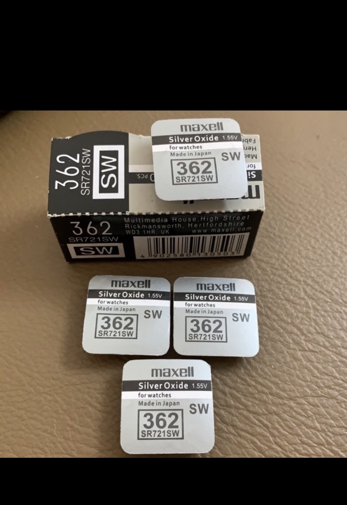 PIN ĐỒNG HỒ Maxell SR721SW-362 Chính hãng
