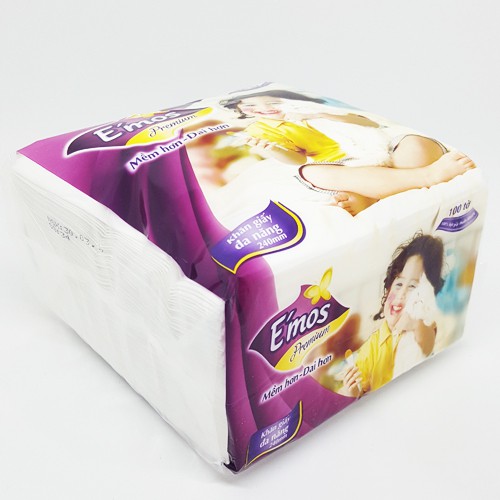 Khăn giấy Emos 100 tờ