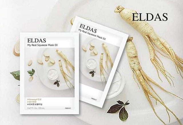 Mặt nạ dưỡng da Eldas 30g/miếng
