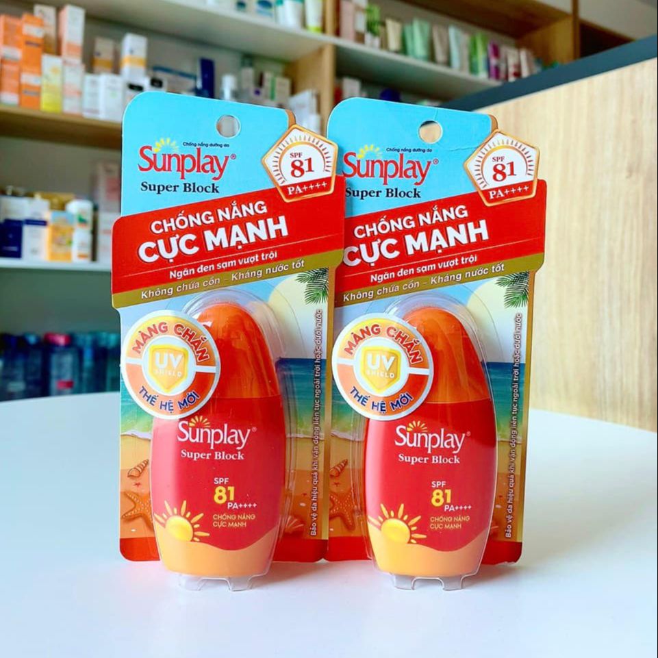 (70g/30g) Sữa Chống Nắng Sunplay Super Block SPF81, PA++++