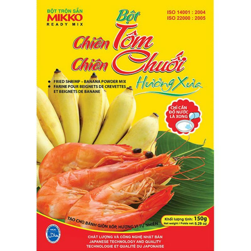 Bột chiên tôm ,chiên chuối hương xưa