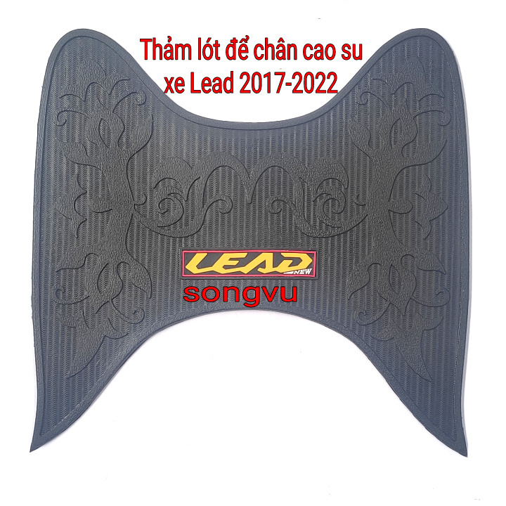 Thảm lót cao su để chân xe Lead các đời