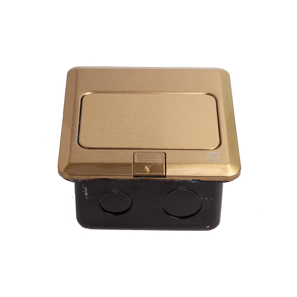 Ổ cắm âm sàn 3 chấu đôi LG-J28T-1