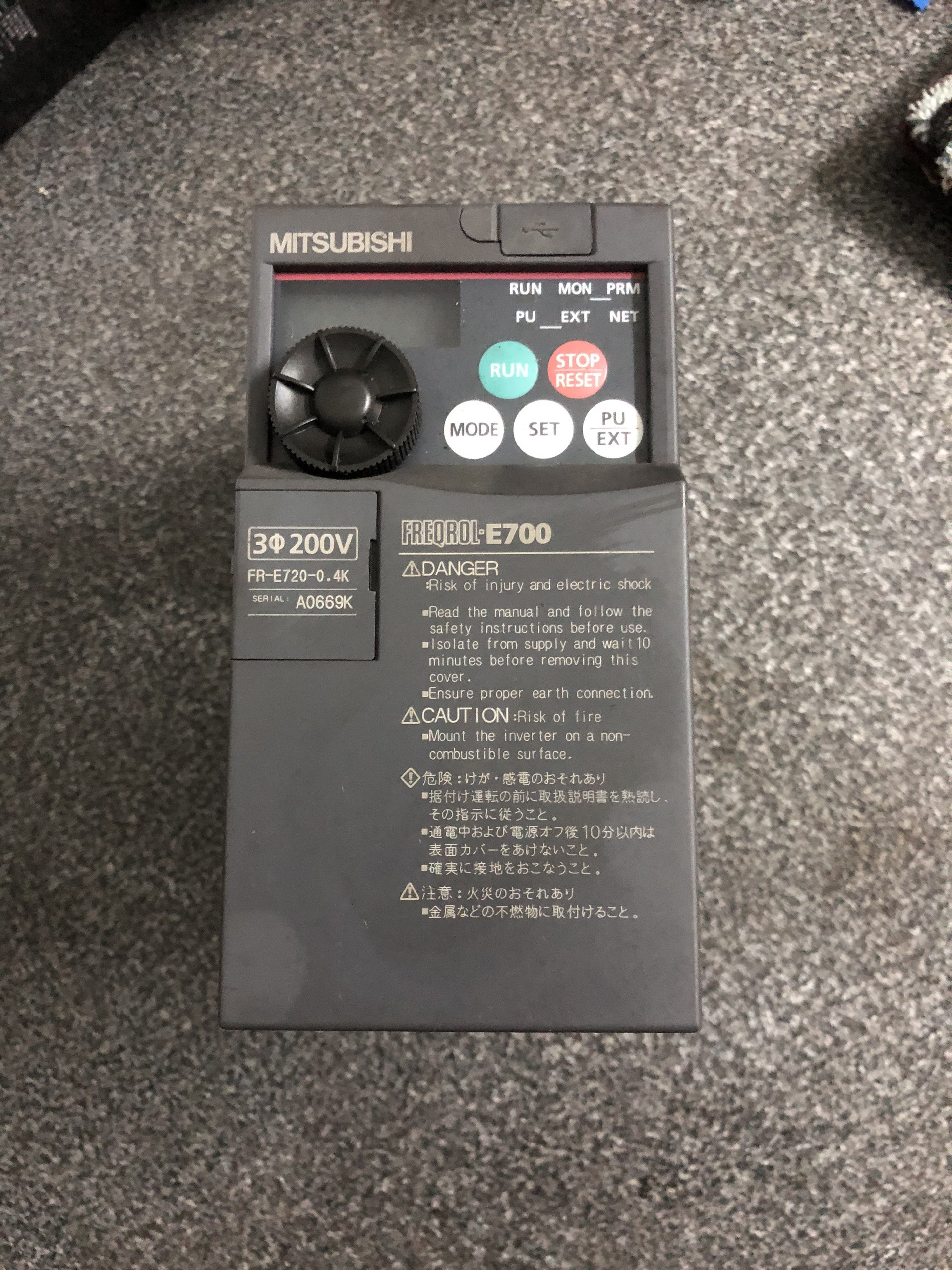 Biến tần cũ Mitsubishi 1pha 3pha 220V