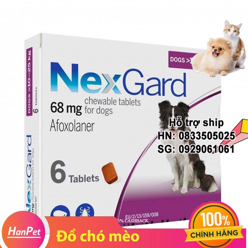 Hanpet - NEXGARD® cho chó 10-25Kg ( 1 viên)