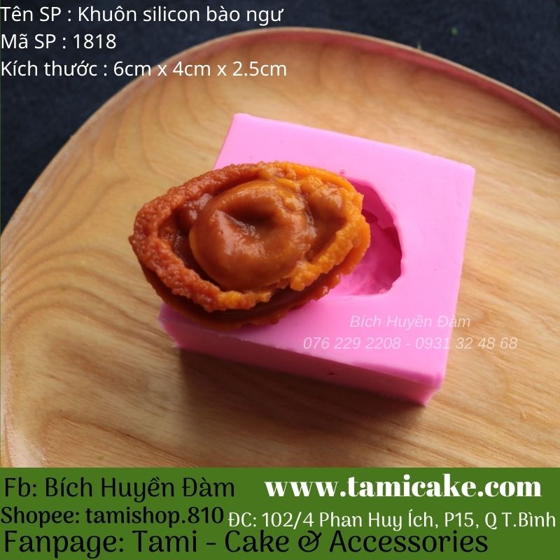 Khuôn silicon Bào ngư 1818