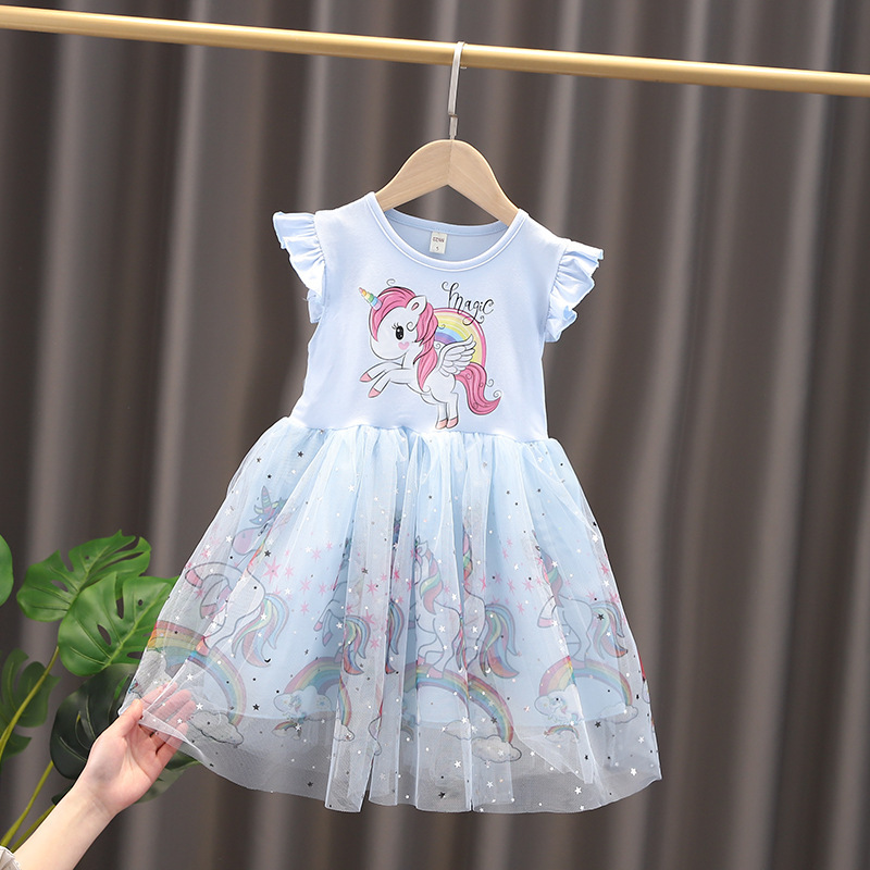Đầm công chúa bé gái pony cho bé từ 11kg - 25kg