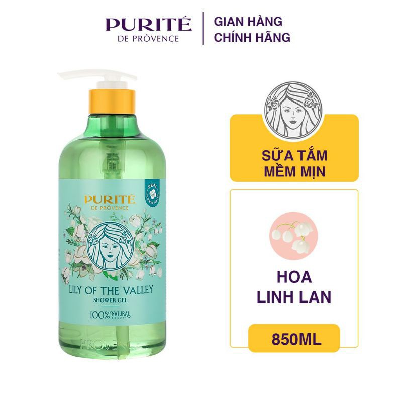 [HCM]Sữa tắm Purité de Provence 850ml