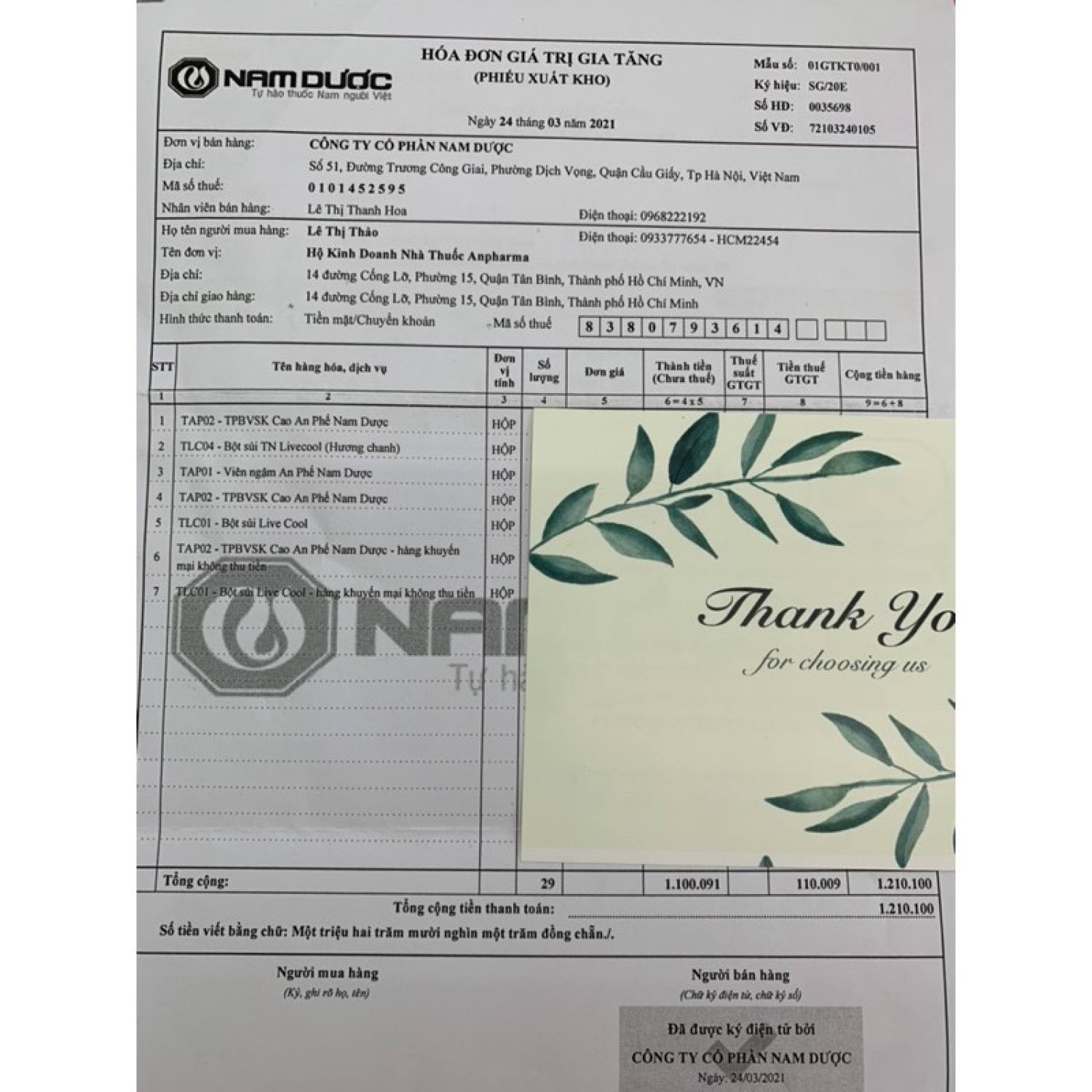 SIRO HO AN PHẾ NAM dượᴄ - 110ml