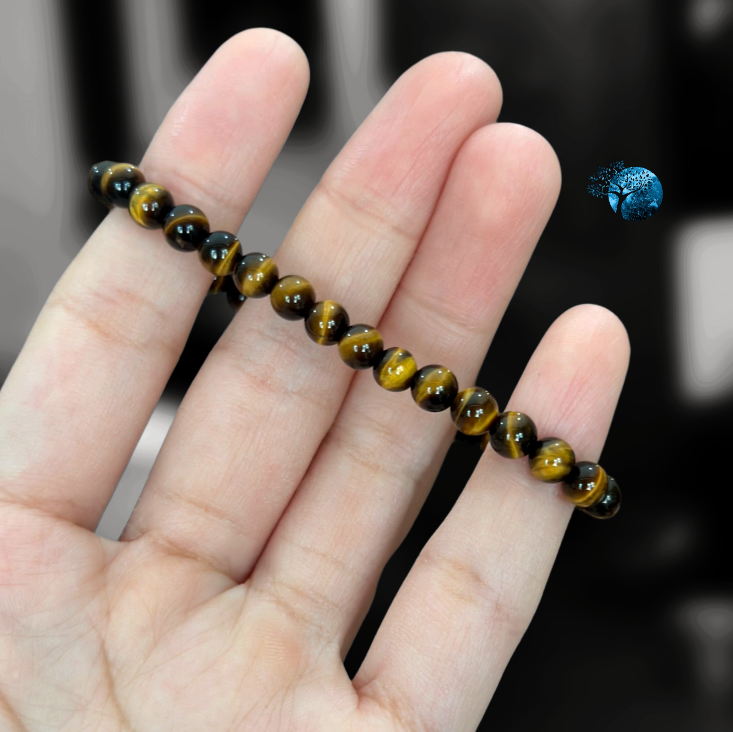 Vòng tay đá mắt hổ 4.5mm