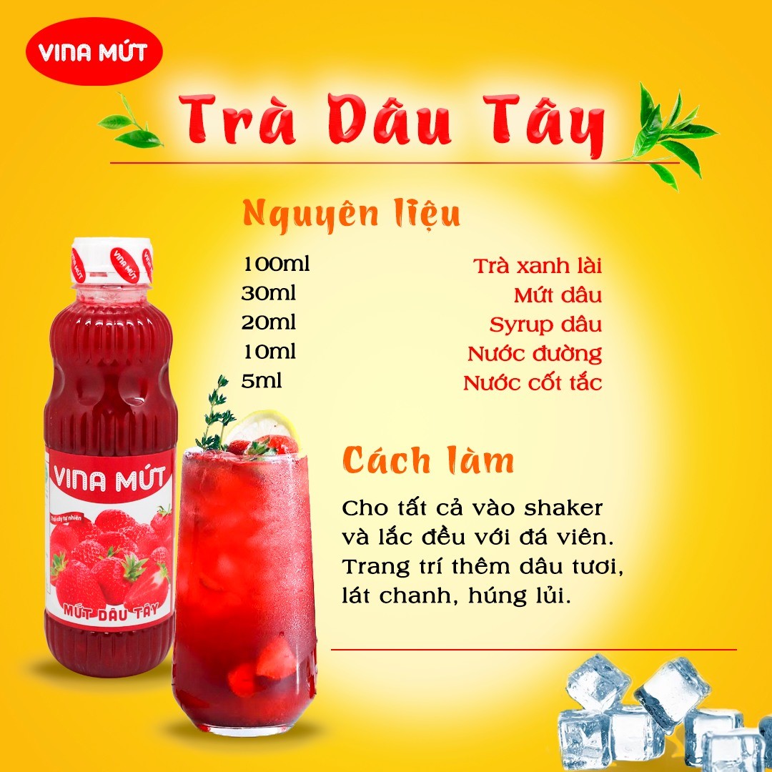 Sinh Tố Vina Mứt Chai 1000ml