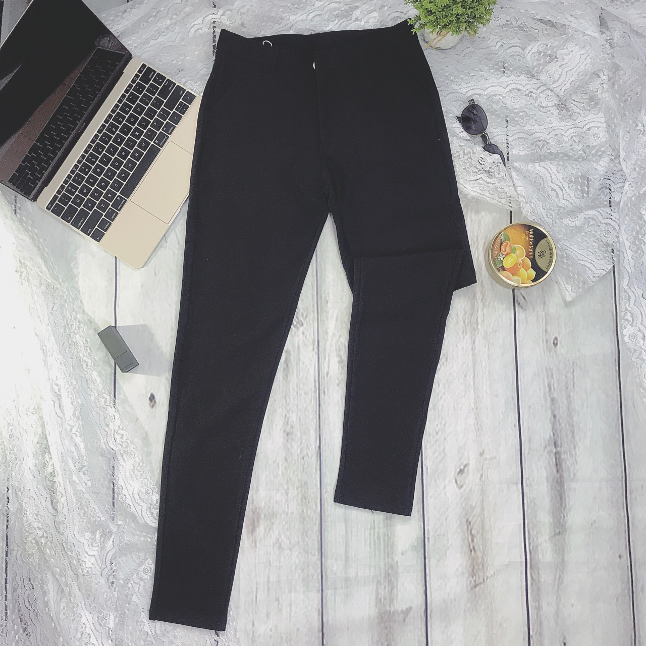[HCM]Quần cotton dây kéo dài size trung hot