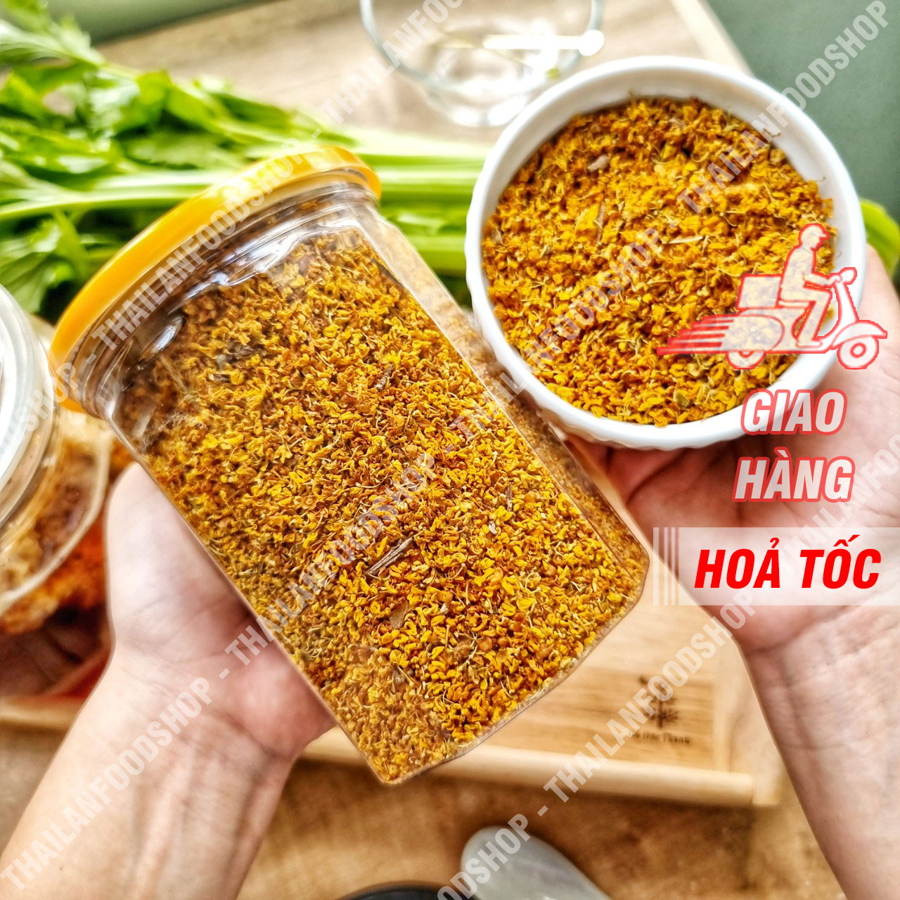 Trà Quế Hoa (Mộc Hoa - Osmanthus fragrans) Lon 150Gram