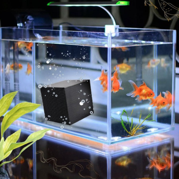 Lọc bể cá than hoạt tính magic cube siêu thông minh
