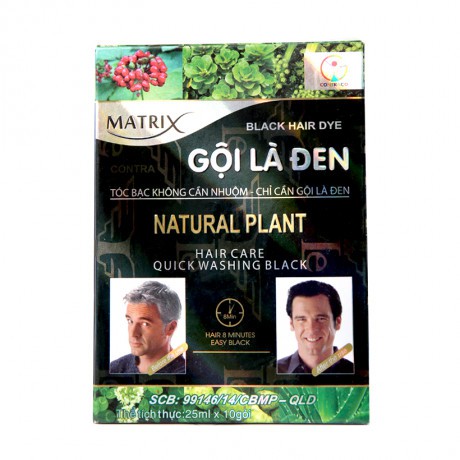 Gội là đen Matrix hộp 10 gói