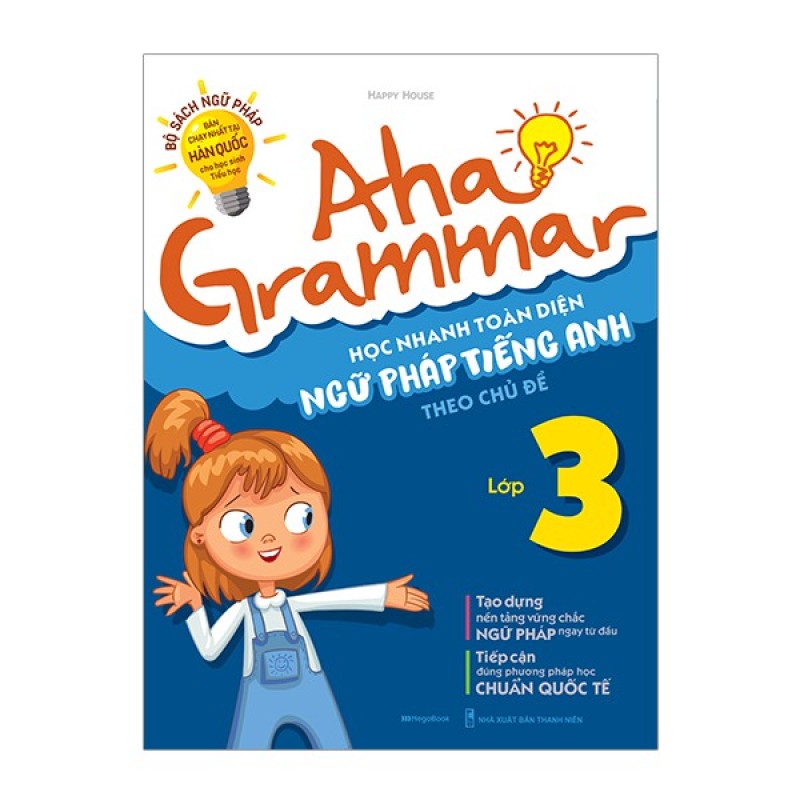 Sách Aha Grammar Học Nhanh Toàn Diện Ngữ Pháp Tiếng Anh Lớp 3 Theo Chủ Đề
