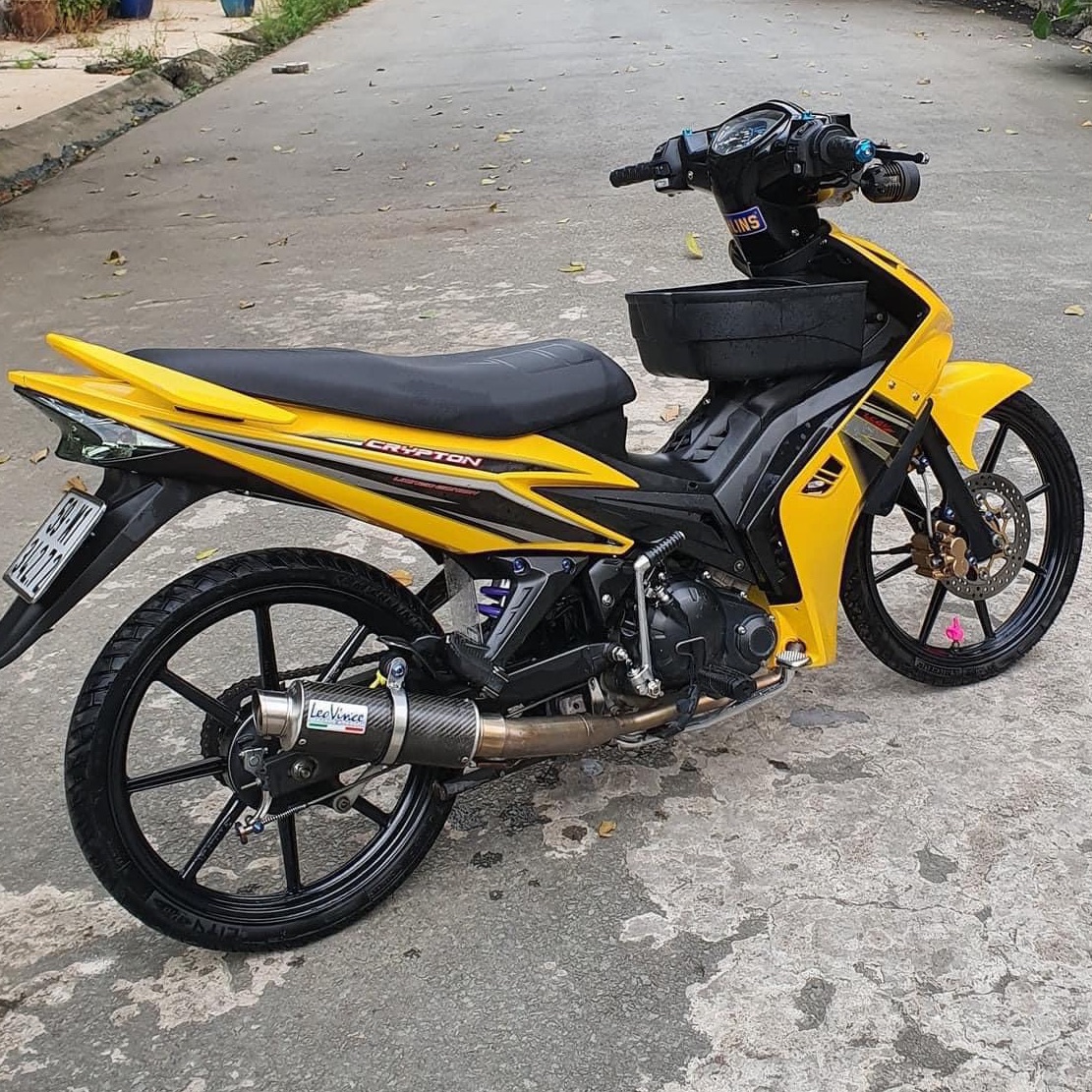 Tem rời ex 2010 Crypton dán xe vàng
