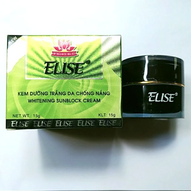 KEM ELISE DƯỠNG TRẮNG DA, CHỐNG NẮNG 15G