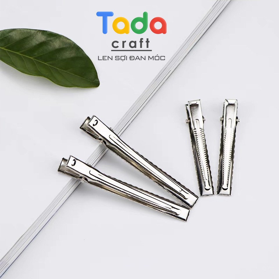 Phôi Kẹp Mỏ Vịt Màu Bạc
