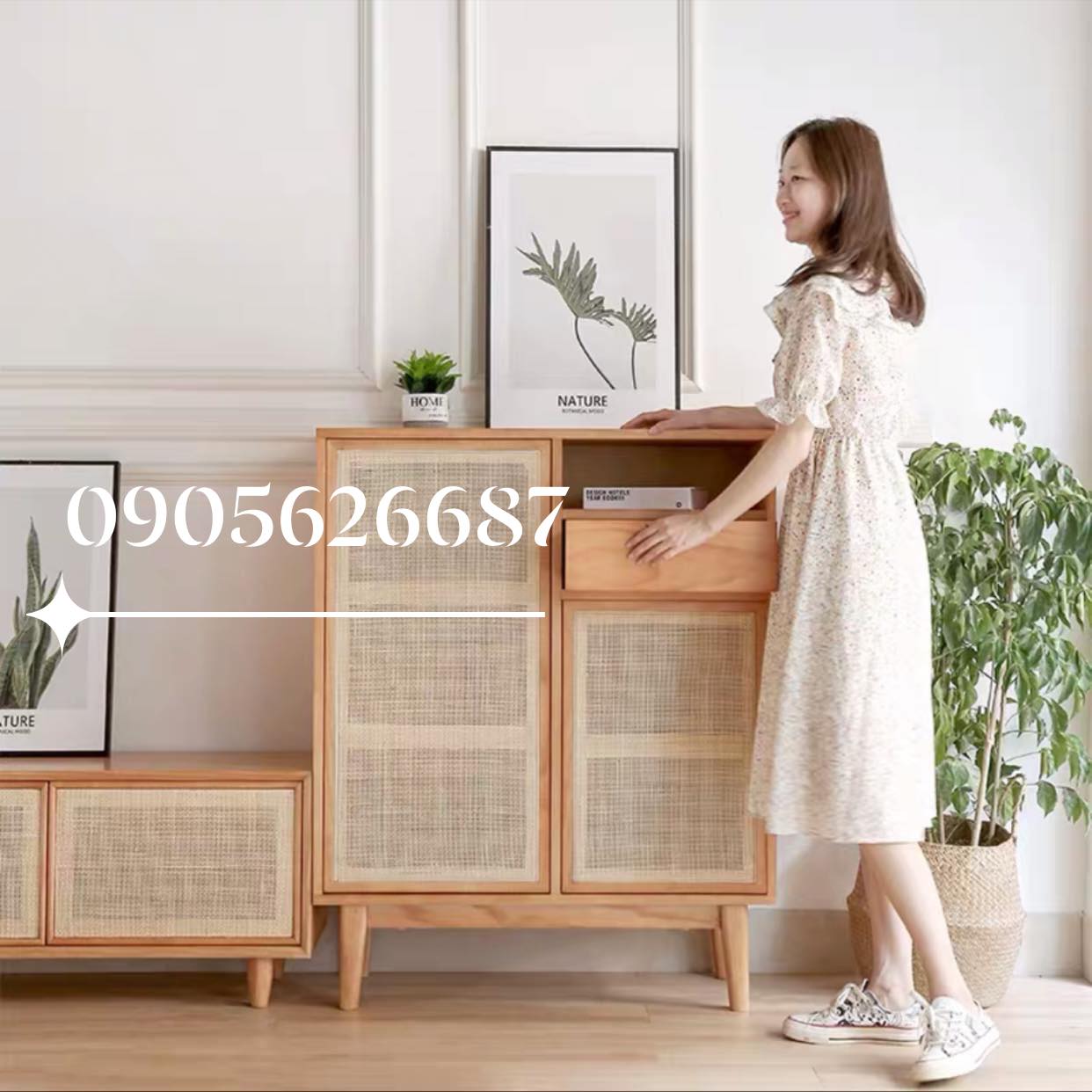 1 m mây mắt cáo khổ 90 cm