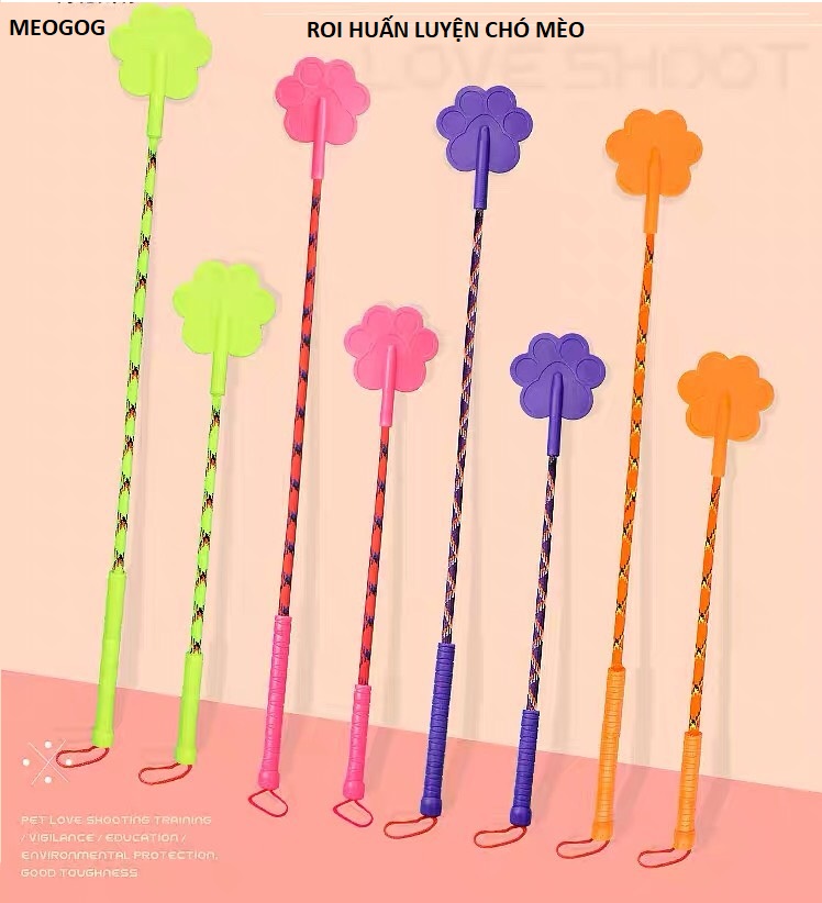 Roi huấn luyện chó mèo ( roi tét mông chó mèo ) gậy đánh roi đánh MEOGOG 1 cây size 42cm