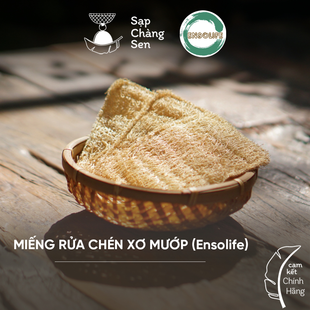 Miếng rửa chén xơ mướp (Ensolife)