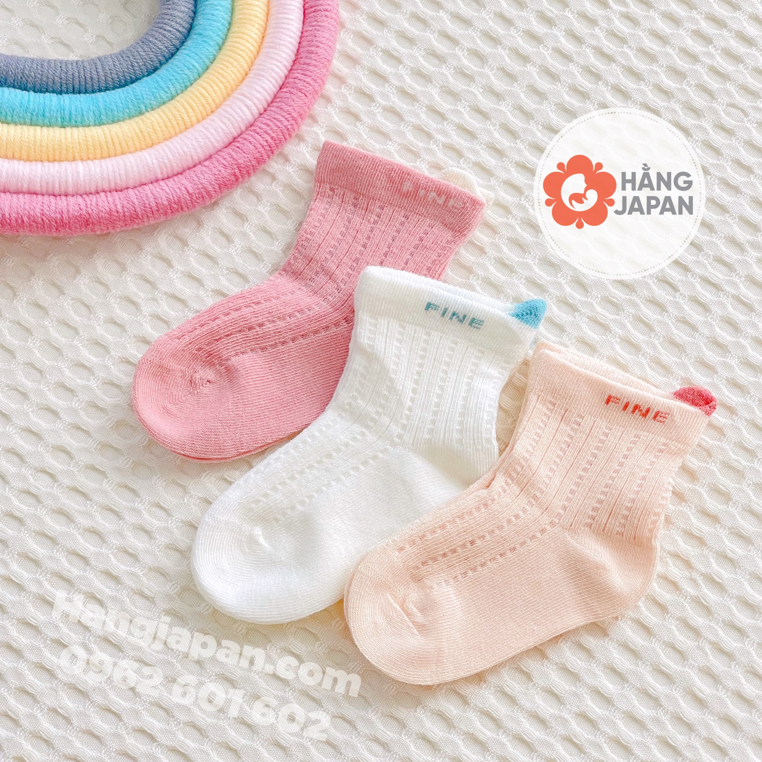 Set 3 tất lưới Nemo Baby size S/M