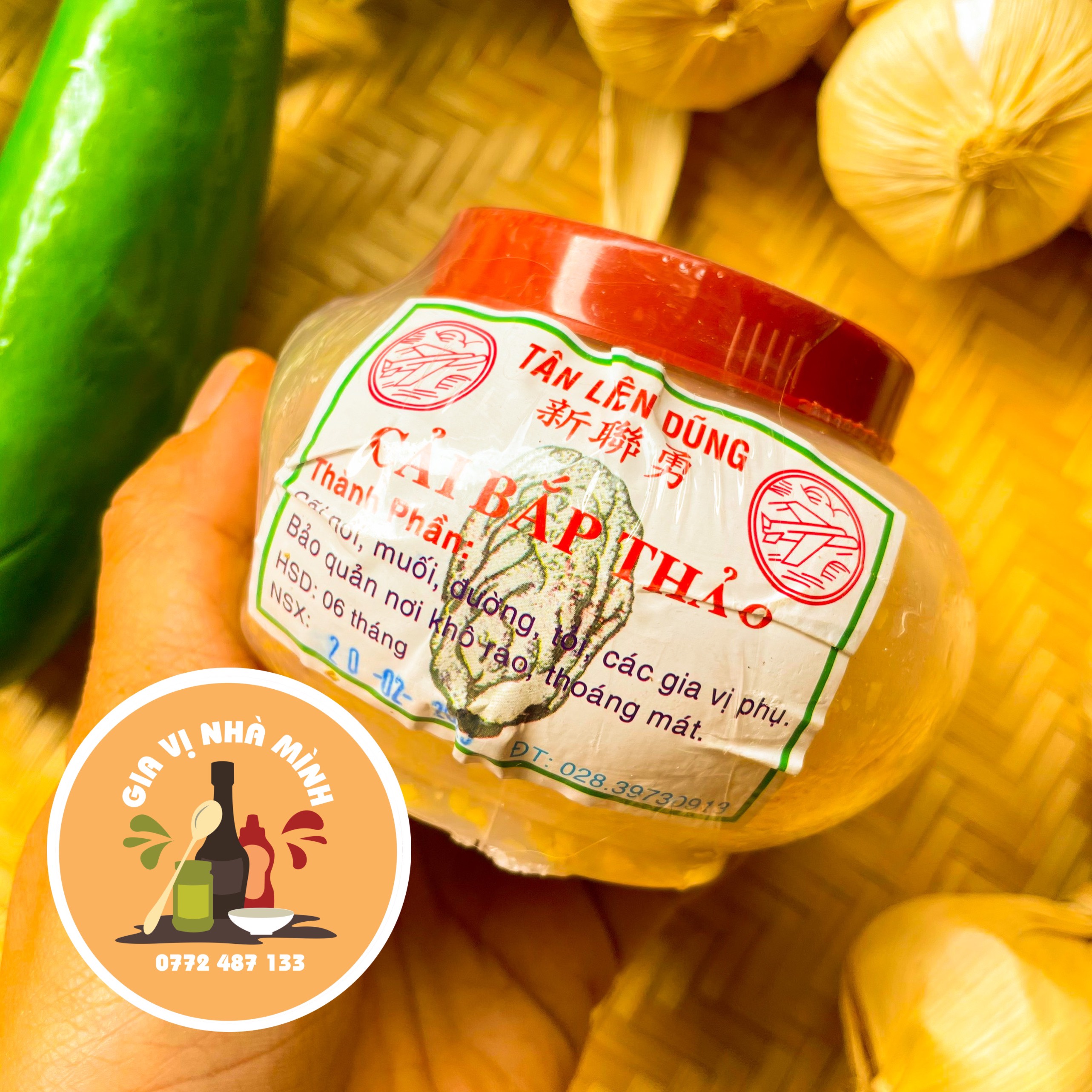 CẢI BẮP THẢO(CẢI XÁ BẤU)ĐÓNG HỘP  120GR
