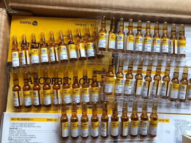 Tinh chất Vitamin C - Huons Ascorbic Acid dạng ống - SPA88
