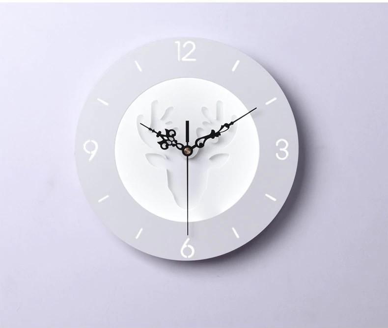 Đèn đồng hồ treo tường VY140 Phòng khách Phòng ngủ SIÊU ĐẸP