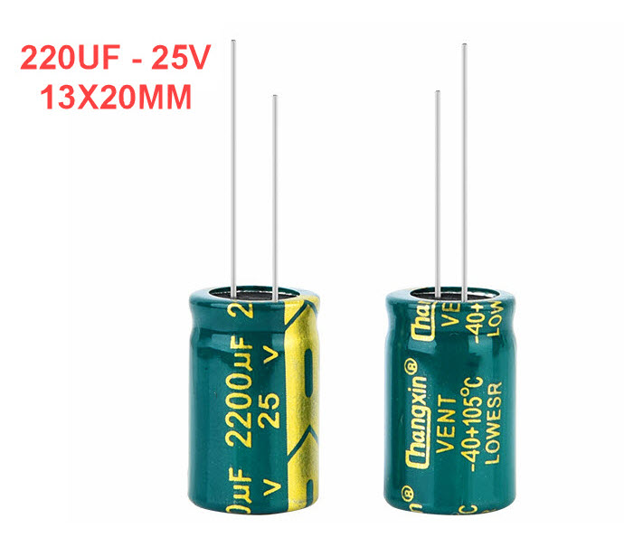 10 cái linh kiện tụ hóa 2200uf 25v tụ 2200uf 25v