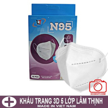 Hộp khẩu trang N95 kháng khuẩn Lâm Thịnh (10 cái )