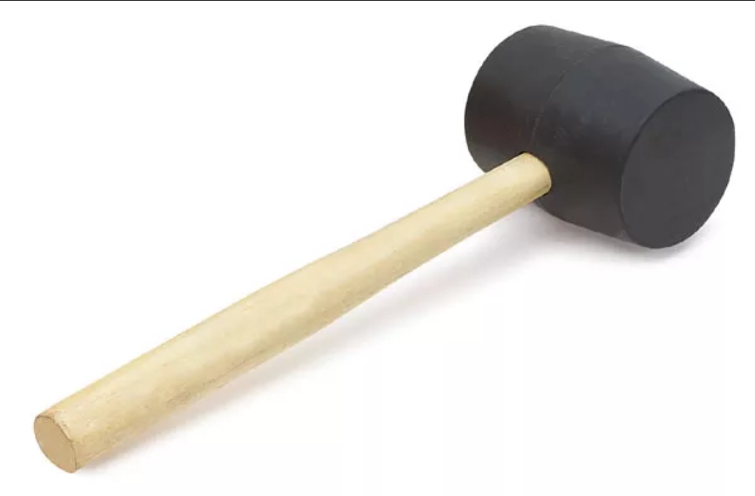 (GIÁ XƯỞNG) Búa cao su đen cán trắng 400gr Cỡ Bự