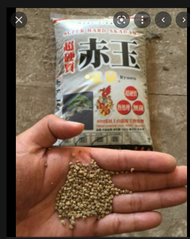 Đất nền Akadama, đất sét nhật ( bán lẻ 1kg)