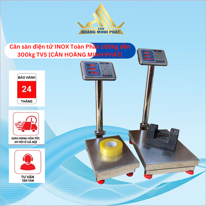 Cân điện tử inox chống nước 100kg 150kg 300kg tvs