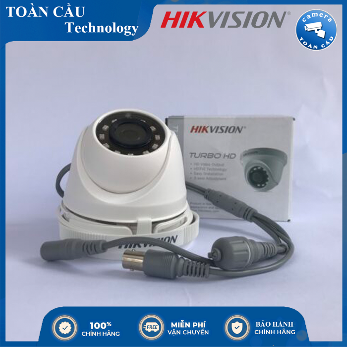 [100% CHÍNH HÃNG] Camera HDTVI Dome 2MP HIKVISION DS-2CE56B2-IPF - Camera Toàn Cầu