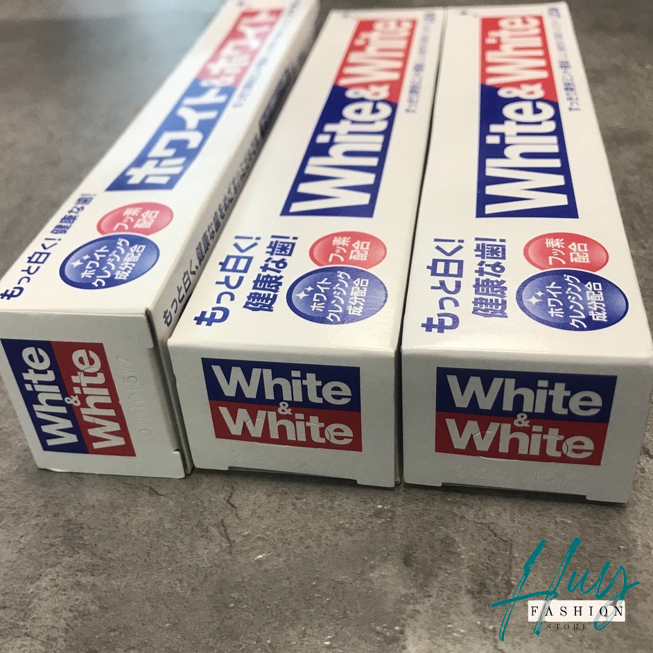 Toothpaste whitening teeth lion Japanese White & White 150g