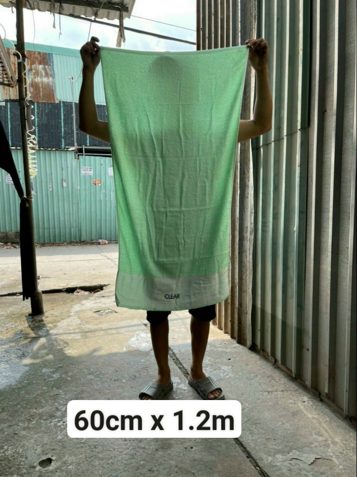 [HCM]Khăn tắm Clear size to 60*120cm