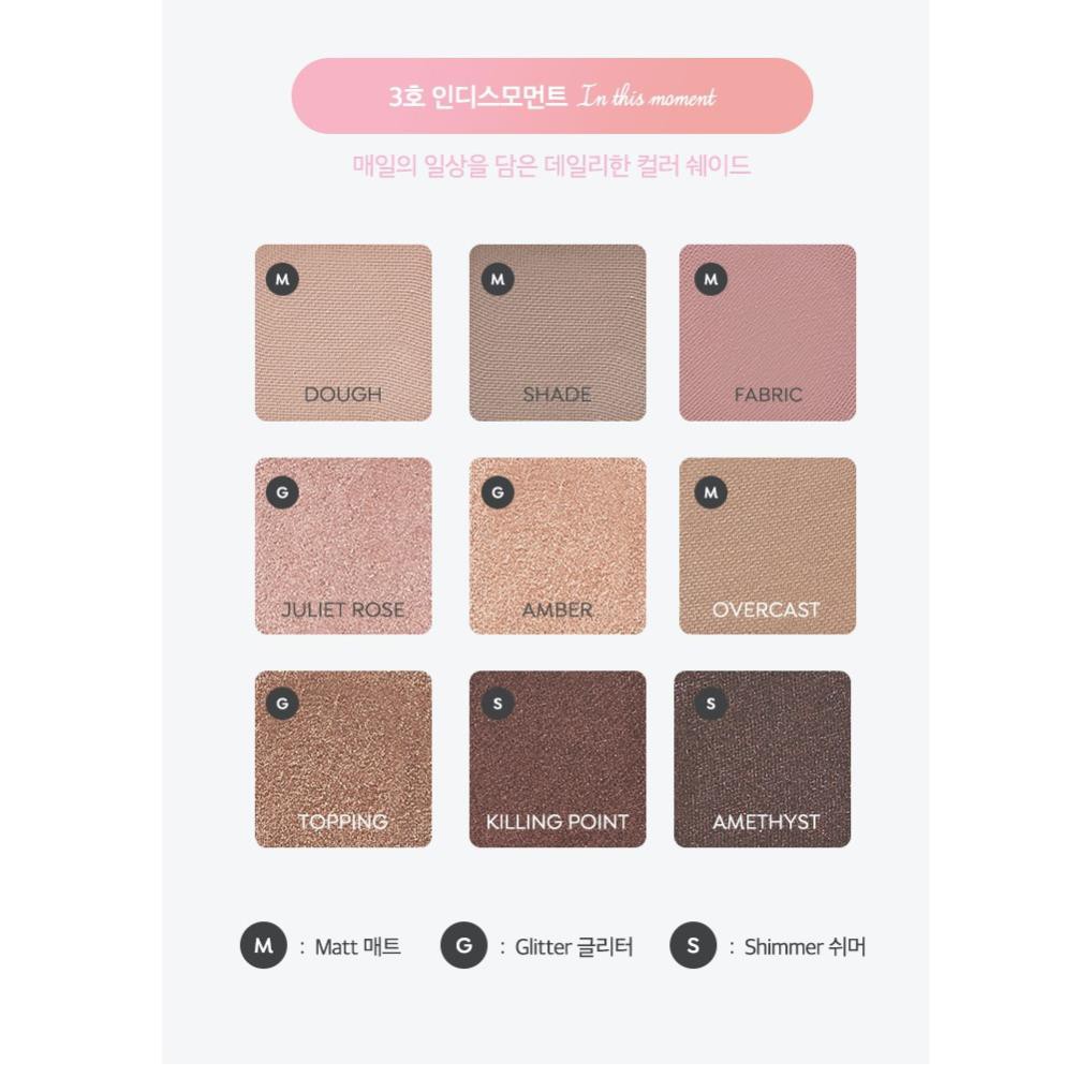 CBS-bill Bảng 9 màu mắt Apieu EYE COLOR POINTE