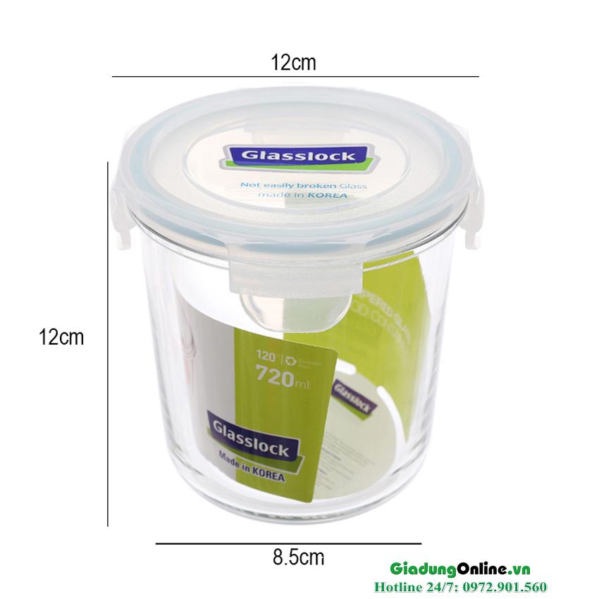 Bộ hộp thủy tinh Glasslock GL44 (720ml + 920ml)