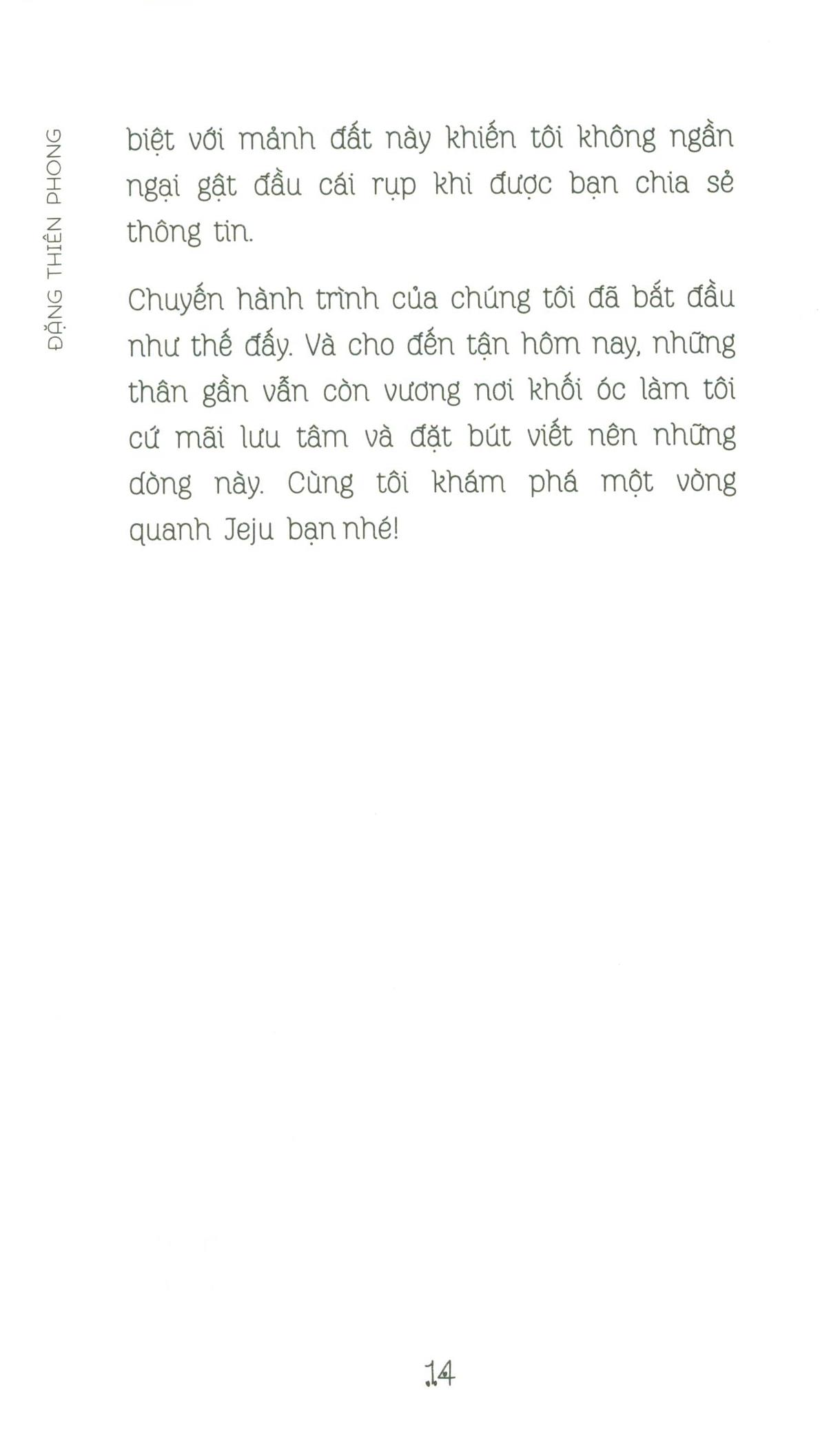 Jeju - Từ Lạ Thành Thương