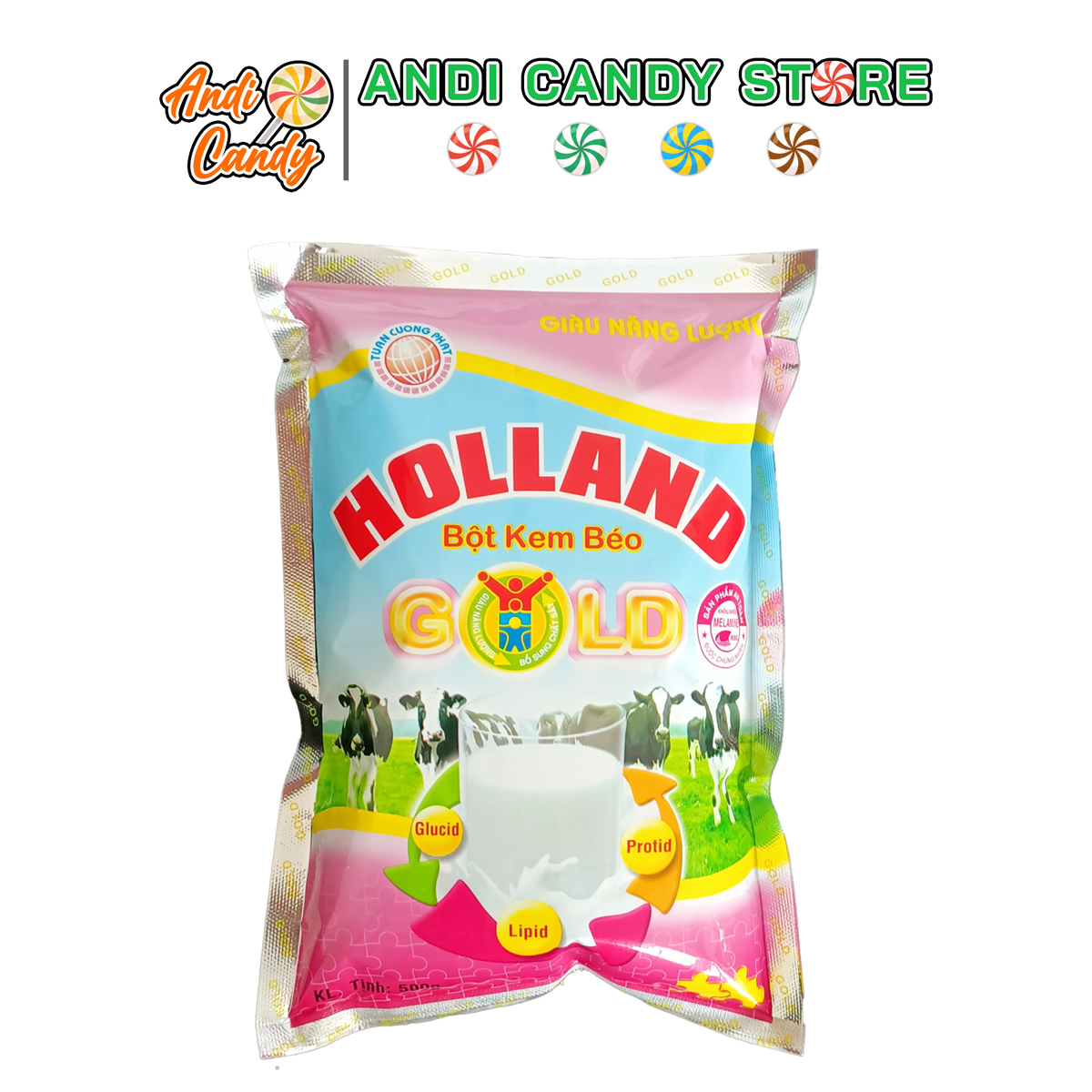Sữa Bột Kem Béo Hà Lan 500gr