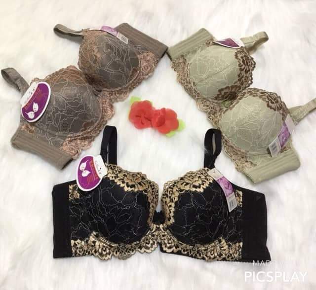 Áo lót ren bản to, áo ngực có gọng mút mỏng nâng ngực cho người béo