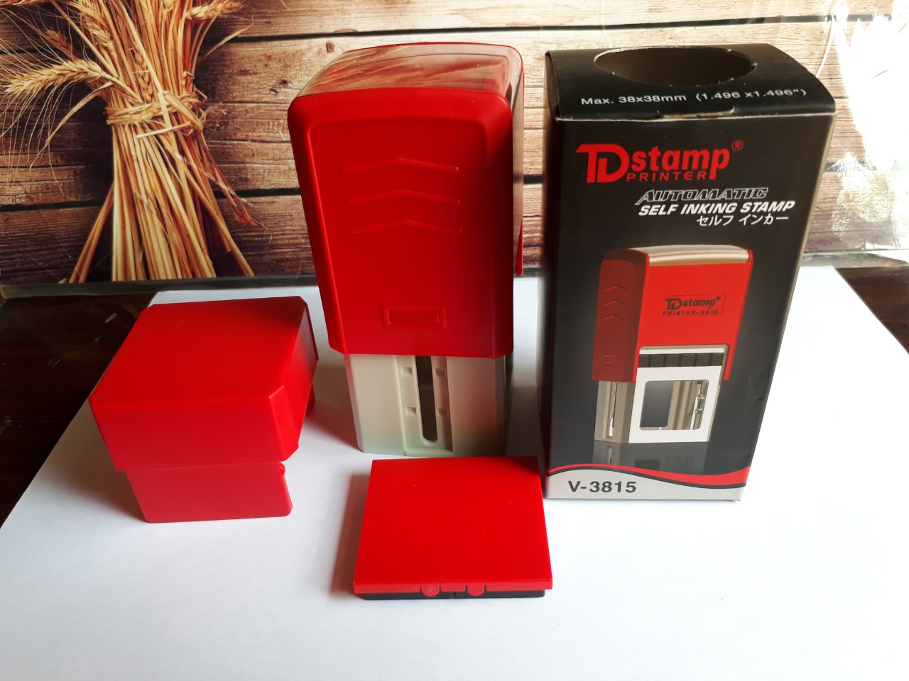 Phôi con dấu tròn logo công ty V-3815 (giá không khắc)