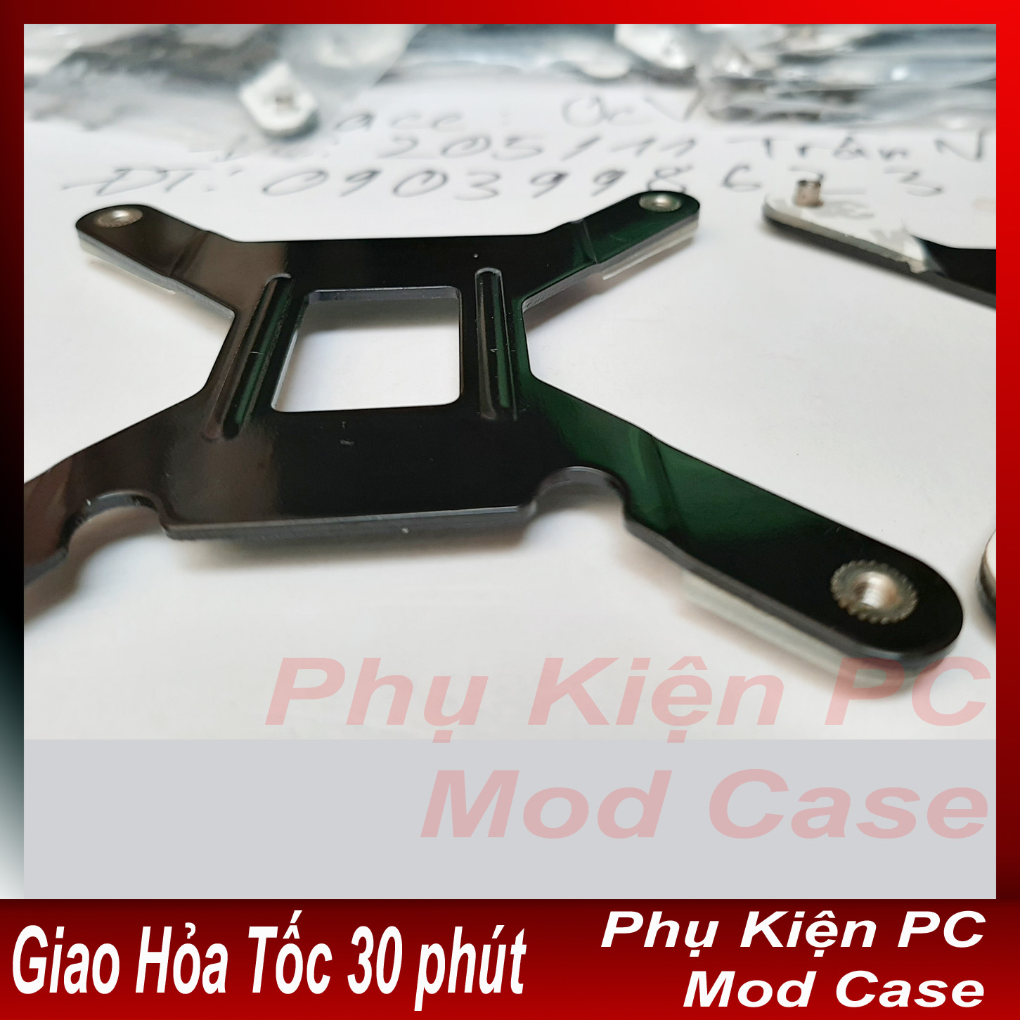 Backplate 115x 1200 kim loại dầy chống cong main