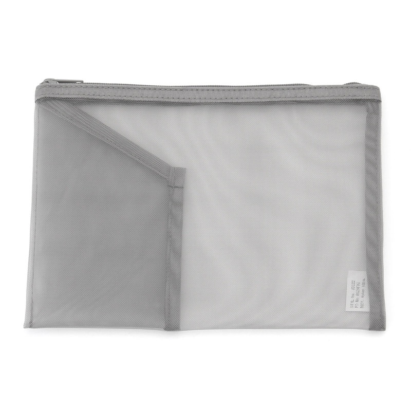 Muji túi lưới có ngăn nhỏ b6 - xám