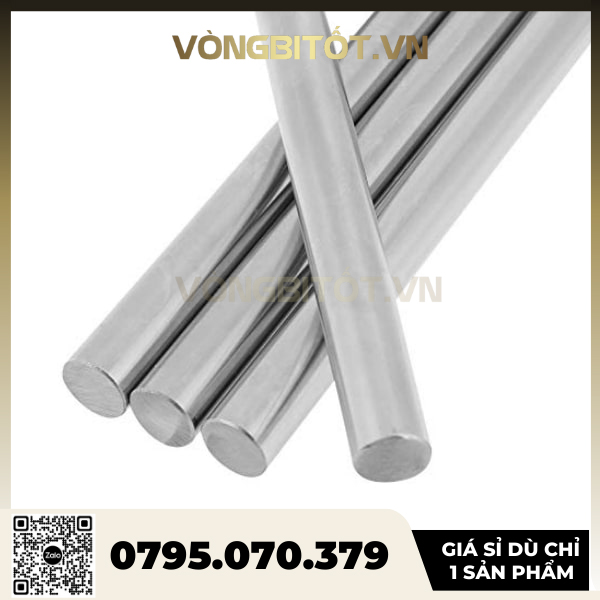 Thanh Ray Trượt Tròn Phi 25 (SFC25) Dài 500mm, 1000mm, 1500mm