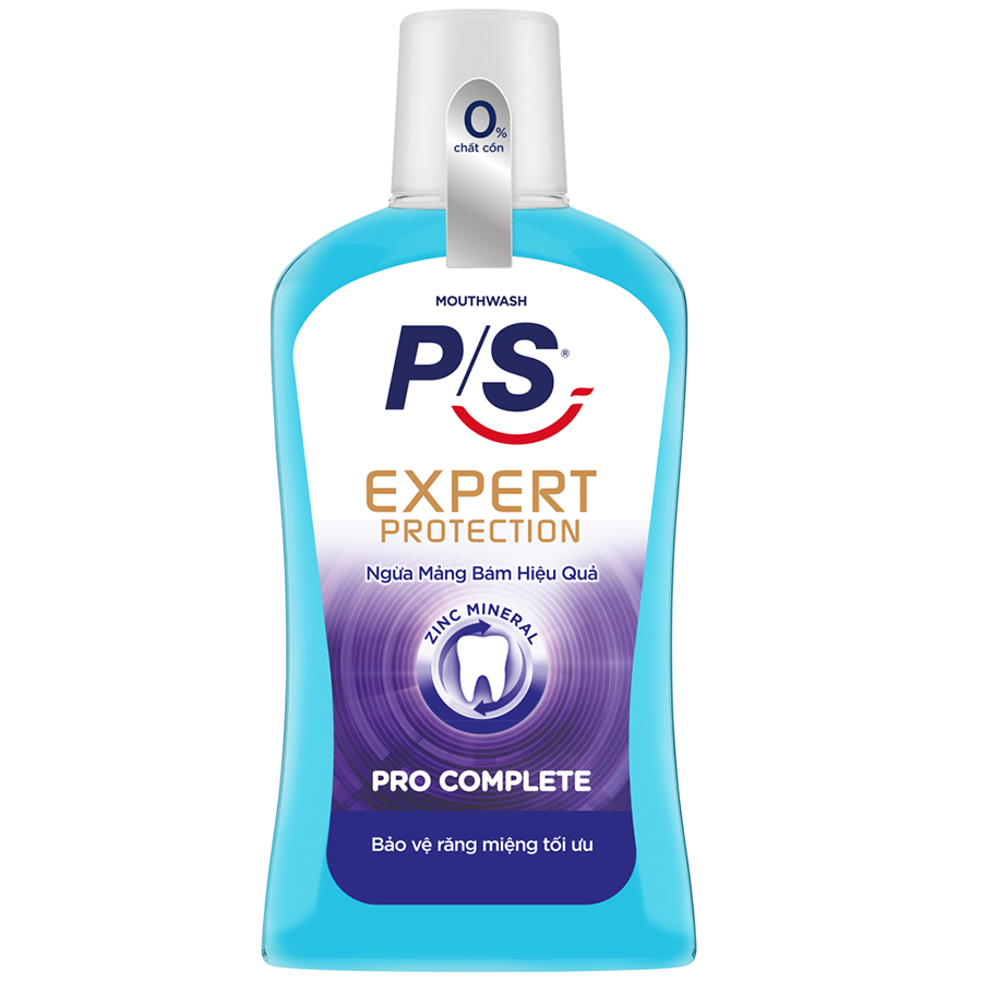 [HCM]Nước súc miệng PS diệt khuẩn 500ml