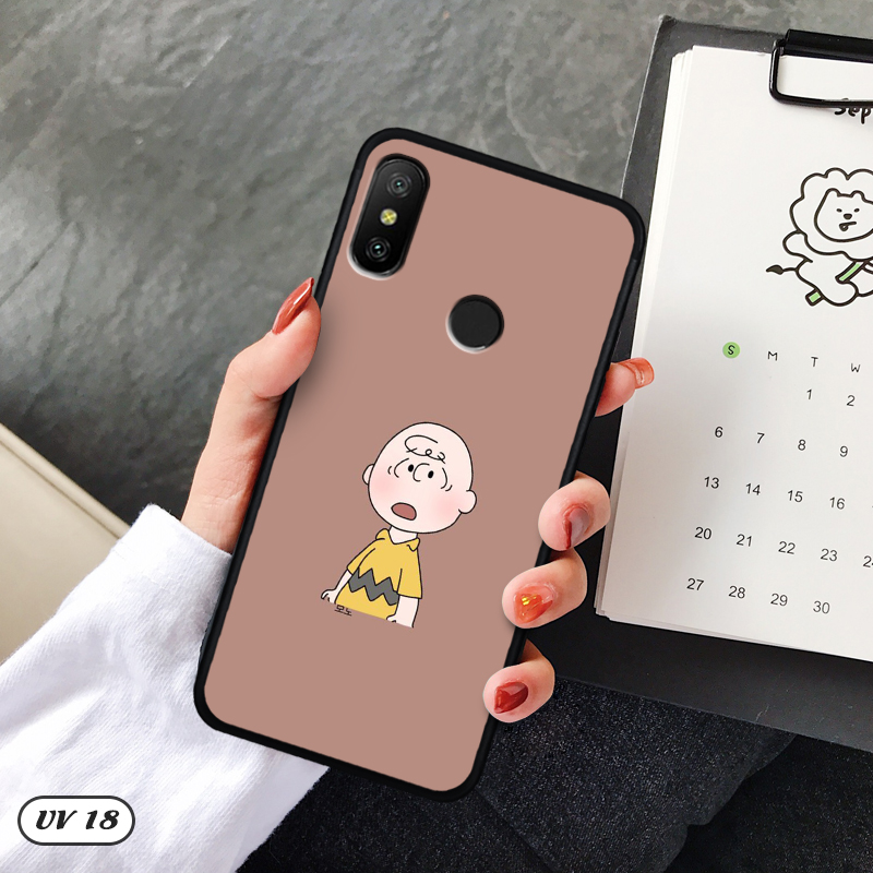 Ốp Xiaomi Mi A2 LITE lưng nhám -ngộ nghĩnh