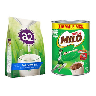 Combo sữa bột A2 bịch 1kg và Milo hộp 1kg thumbnail